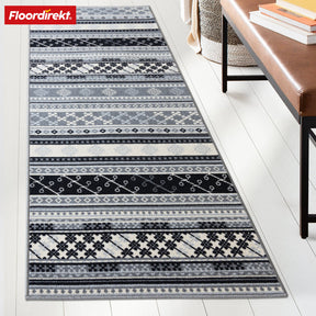 Made-to-measure carpet runner | Mykonos | Chained, non-slip & ideal for corridors, kitchens or hallways