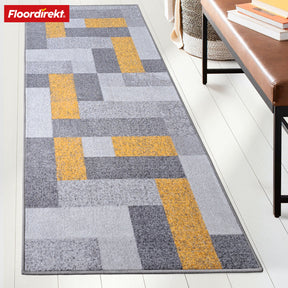 Made-to-measure carpet runner | New York | Anti-slip with gel backing | Modern design in various colours