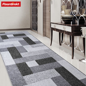 Made-to-measure carpet runner | New York | Anti-slip with gel backing | Modern design in various colours