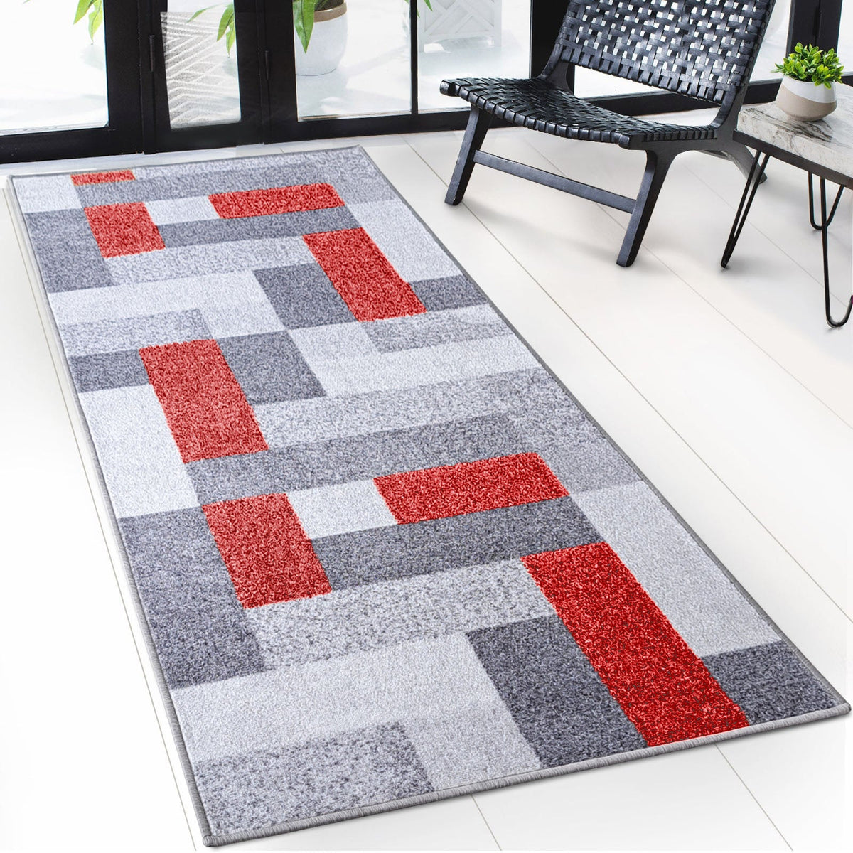 ✂ Made-to-measure carpet runner | New York | Anti-slip with gel backing | Modern design in various colours
