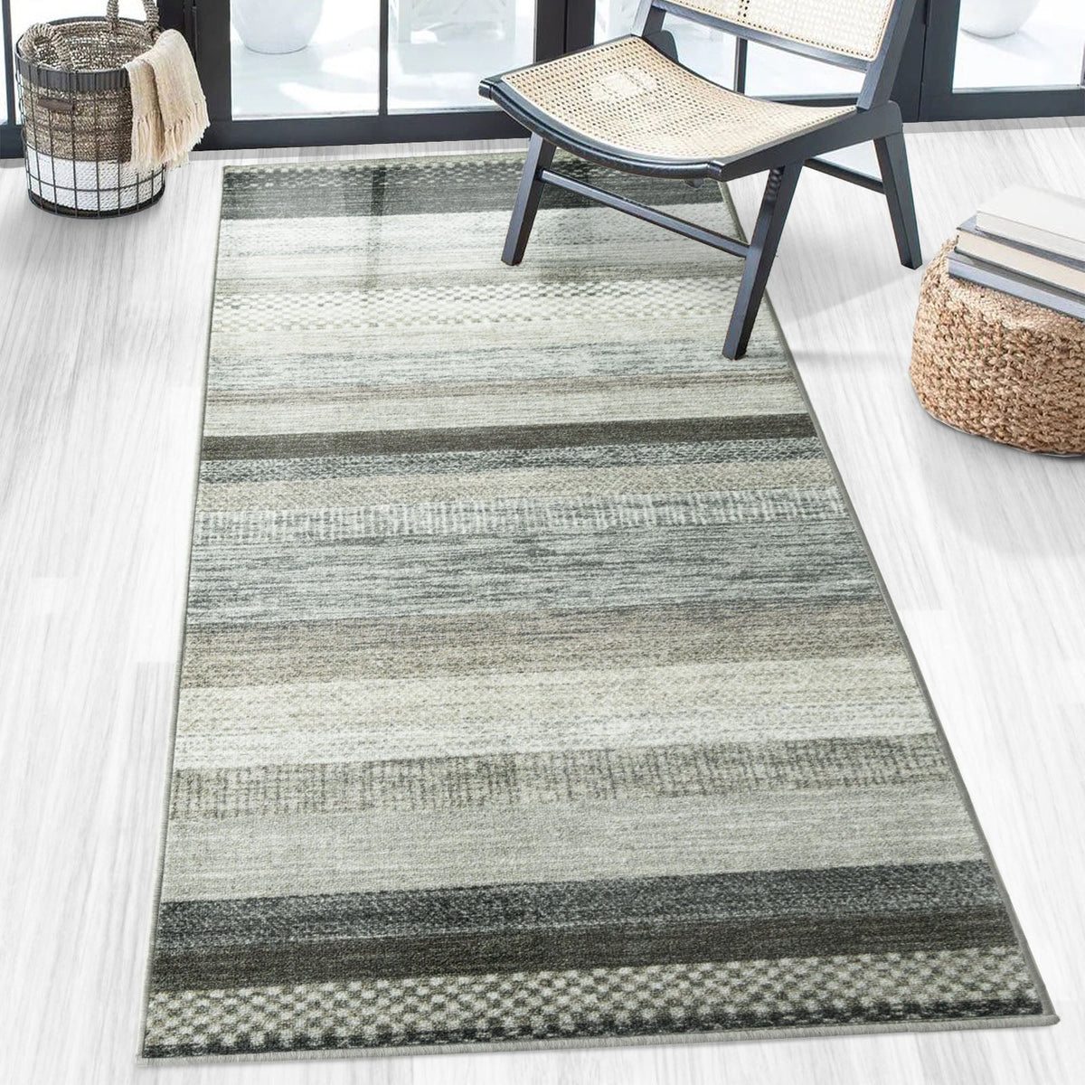 ✂ Made-to-measure carpet runner | Naxos | Non-slip, hard-wearing & easy-care | Many colour variants in a modern style