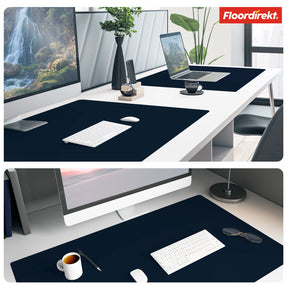 Desk pad | Nero | Easy-care, soft imitation leather | Available in numerous colours and sizes