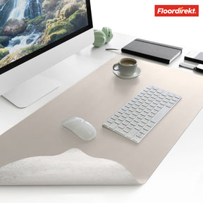 Desk pad | Nero | Easy-care, soft imitation leather | Available in numerous colours and sizes