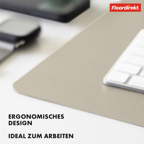 Desk pad | Nero | Easy-care, soft imitation leather | Available in numerous colours and sizes