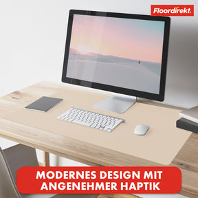 Desk pad | Nero | Easy-care, soft imitation leather | Available in numerous colours and sizes