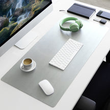 Desk pad | Nero | Easy-care, soft imitation leather | Available in numerous colours and sizes