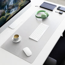 Desk pad | Nero | Easy-care, soft imitation leather | Available in numerous colours and sizes