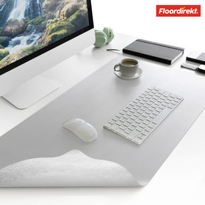 Desk pad | Nero | Easy-care, soft imitation leather | Available in numerous colours and sizes