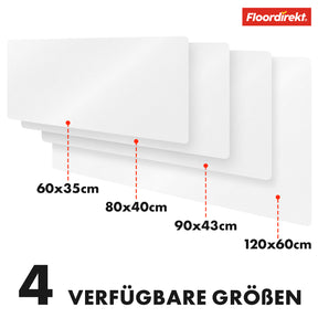 Desk pad | Nero | Easy-care, soft imitation leather | Available in numerous colours and sizes