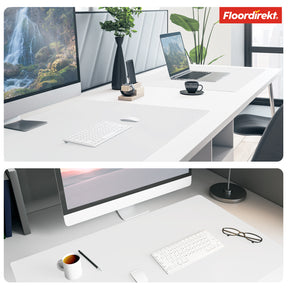 Desk pad | Nero | Easy-care, soft imitation leather | Available in numerous colours and sizes