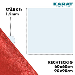Saucer for flower pots with bevelled edge | Majesty | Protection for the floor | In many colours and sizes