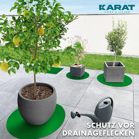 Saucer for flower pots with bevelled edge | Majesty | Protection for the floor | In many colours and sizes