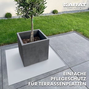 Saucer for flower pots with bevelled edge | Majesty | Protection for the floor | In many colours and sizes