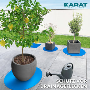 Saucer for flower pots with bevelled edge | Majesty | Protection for the floor | In many colours and sizes