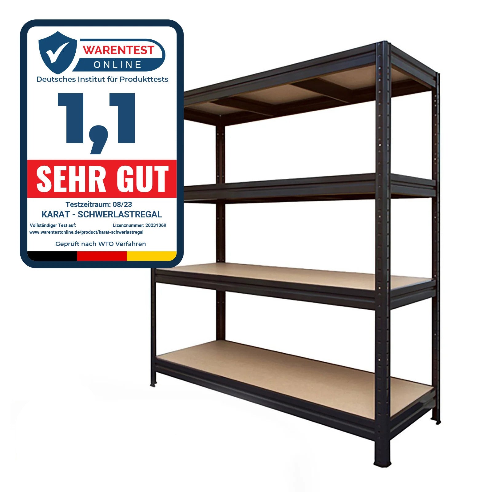 Heavy Duty Shelving | Wide Boltless Racking System | Garage & Workshop
