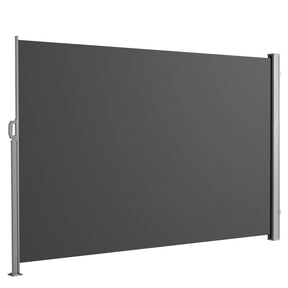 Aluminium Side Awning | Privacy & Sun Protection for Patio, Balcony & Garden | UV Protection, Opaque & Water-Repellent | Various Colors & Sizes