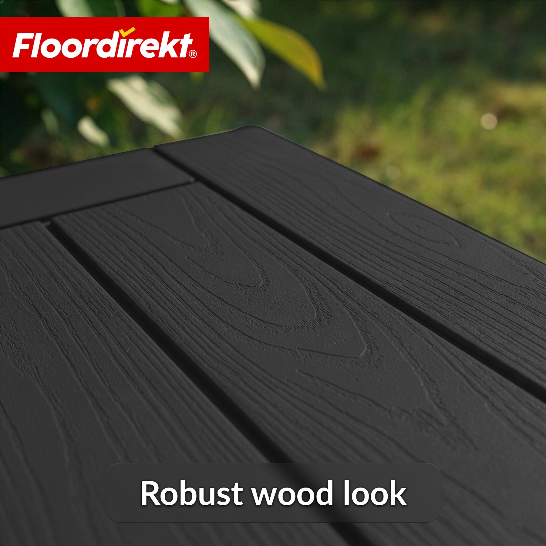 Garden Storage Box in Wood-Look | Weather-Resistant Cushion Box for Patio & Balcony | 118L / 270L / 300L