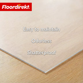 Floor Protection Mat | Neo Milky | Semi-Transparent Chair Mat in Milky White Made to Measure for Hard Floors