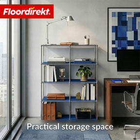 Metal Shelf | Concept Epure MK-015 | Open Storage Rack with 5 Shelves | Kitchen Shelf, Office Shelf & Living Room Shelf