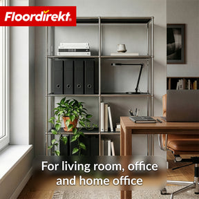 Metal Shelf | Concept Epure MK-015 | Open Storage Rack with 5 Shelves | Kitchen Shelf, Office Shelf & Living Room Shelf