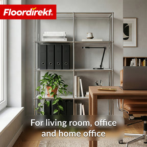 Metal Shelf | Concept Epure MK-015 | Open Storage Rack with 5 Shelves | Kitchen Shelf, Office Shelf & Living Room Shelf