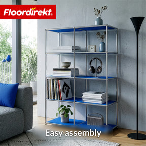 Metal Shelf | Concept Epure MK-015 | Open Storage Rack with 5 Shelves | Kitchen Shelf, Office Shelf & Living Room Shelf