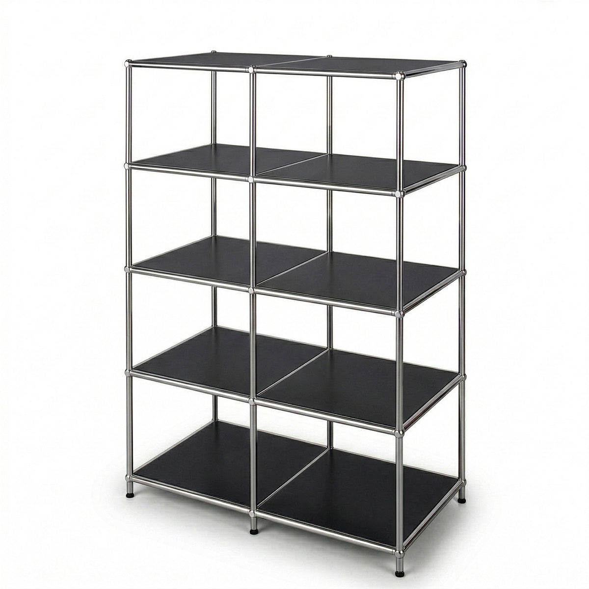 Metal Shelf | Concept Epure MK-015 | Open Storage Rack with 5 Shelves | Kitchen Shelf, Office Shelf & Living Room Shelf