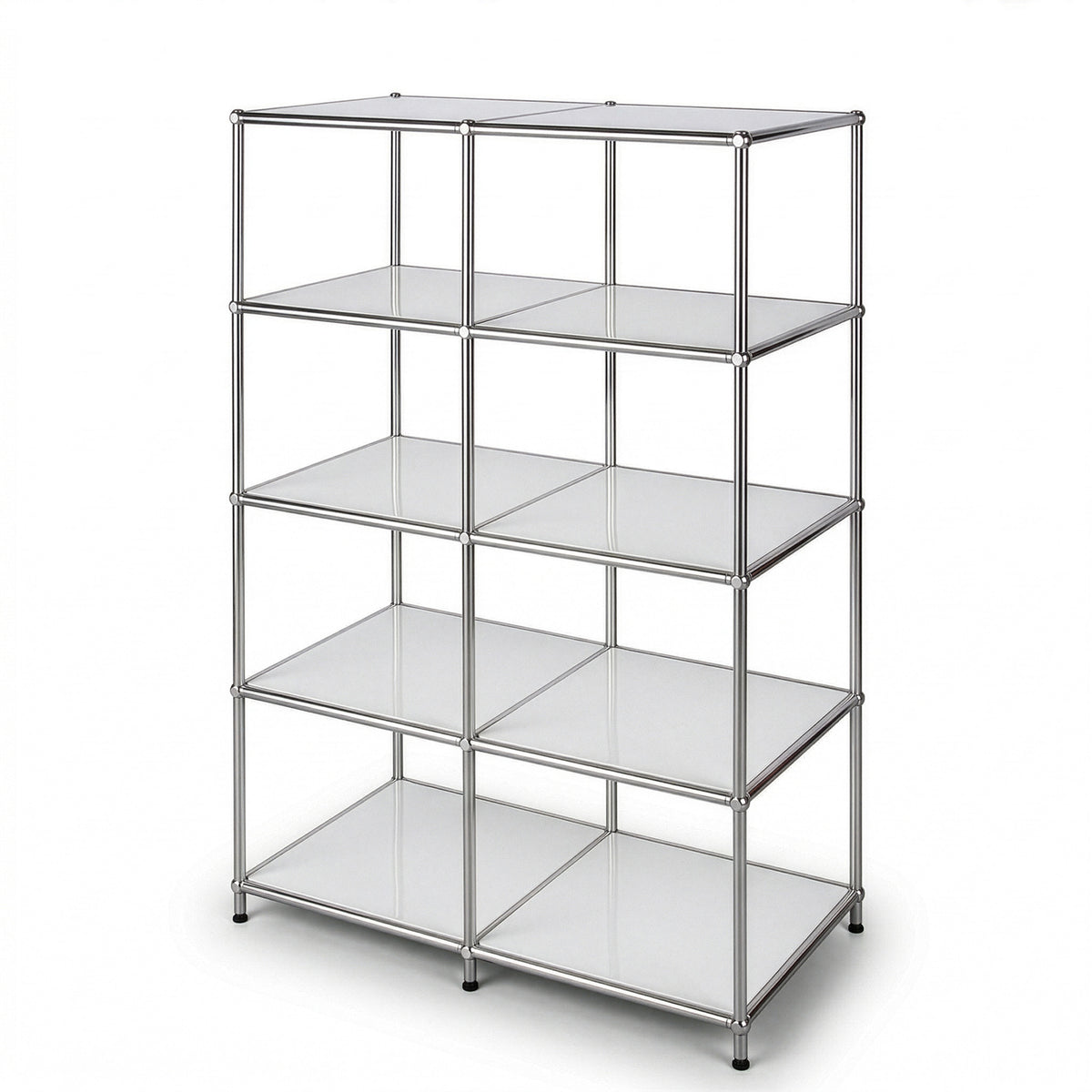 Metal Shelf | Concept Epure MK-015 | Open Storage Rack with 5 Shelves | Kitchen Shelf, Office Shelf & Living Room Shelf