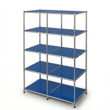 Metal Shelf | Concept Epure MK-015 | Open Storage Rack with 5 Shelves | Kitchen Shelf, Office Shelf & Living Room Shelf