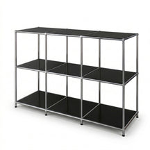 Metal Shelf | Concept Epure MK-018 | Open Storage Rack with 3 Shelves | Kitchen Shelf, Office Shelf & Living Room Shelf