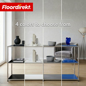 Metal Shelving Unit | Concept Epure MK-030 | Freestanding Shelf with 3 Tiers & Storage Compartment | Kitchen Shelf, Office Shelf & Living Room Shelf