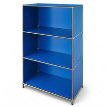 Metal Shelving Unit | Concept Epure MK-101 | 4-Tier Freestanding Shelf | Bookcase with Side Panels | Modern Storage Shelf