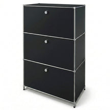 Metal Cabinet | Concept Epure MK-129 | Sideboard with 3 Lockable Compartments | Modern Storage Cabinet