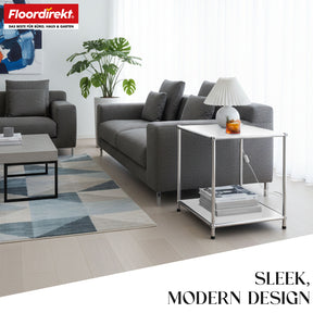 Metal shelf | Concept Epure MK-012 | Open side table & storage shelf with 2 shelves | Available in several colours