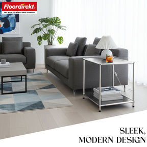 Metal shelf | Concept Epure MK-012 | Open side table & storage shelf with 2 shelves | Available in several colours