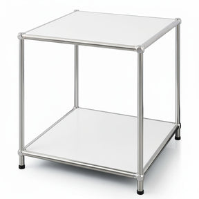 Metal shelf | Concept Epure MK-012 | Open side table & storage shelf with 2 shelves | Available in several colours