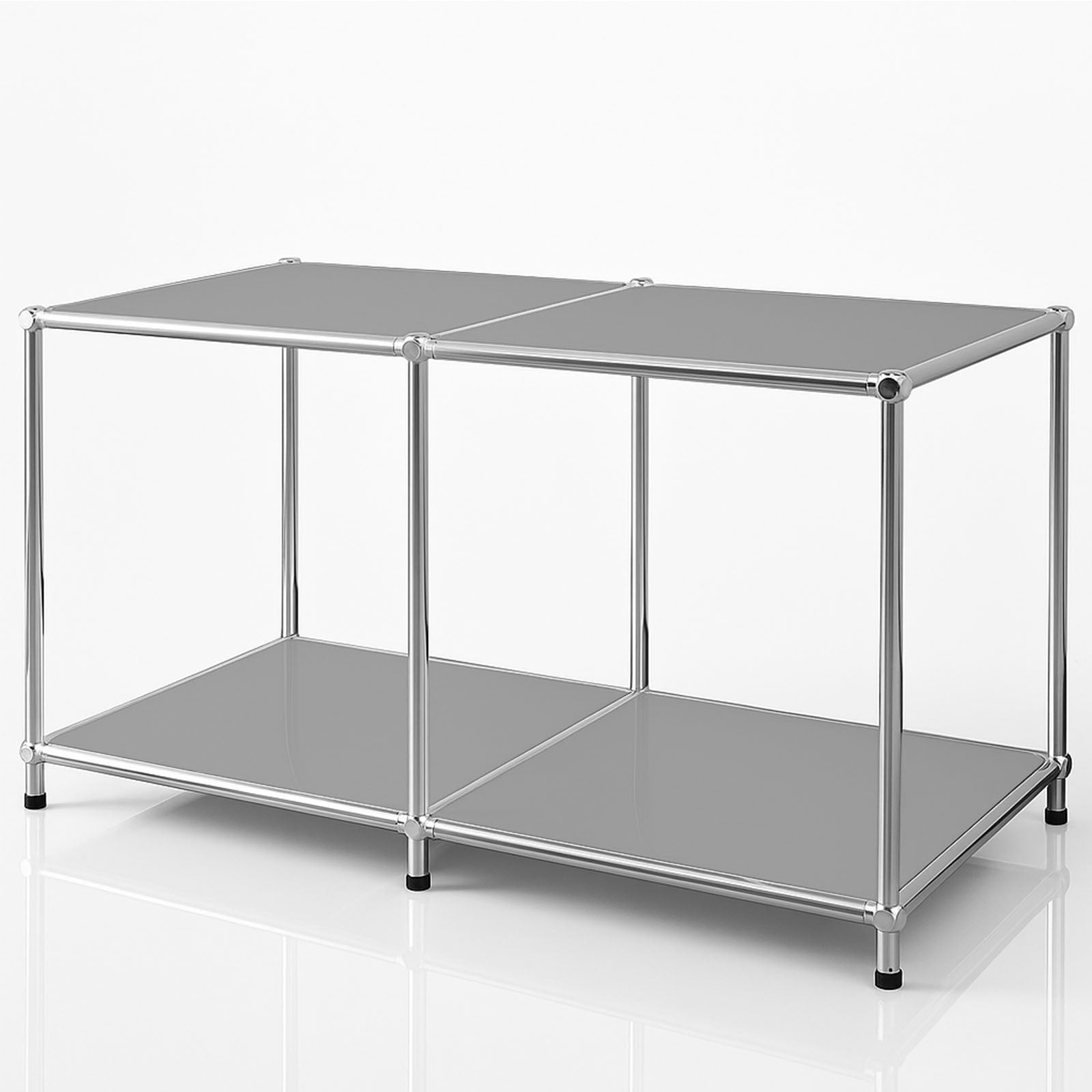 Metal shelving unit | Concept Epure MK-016 | Sideboard & storage shelf with open shelves | Available in several colours