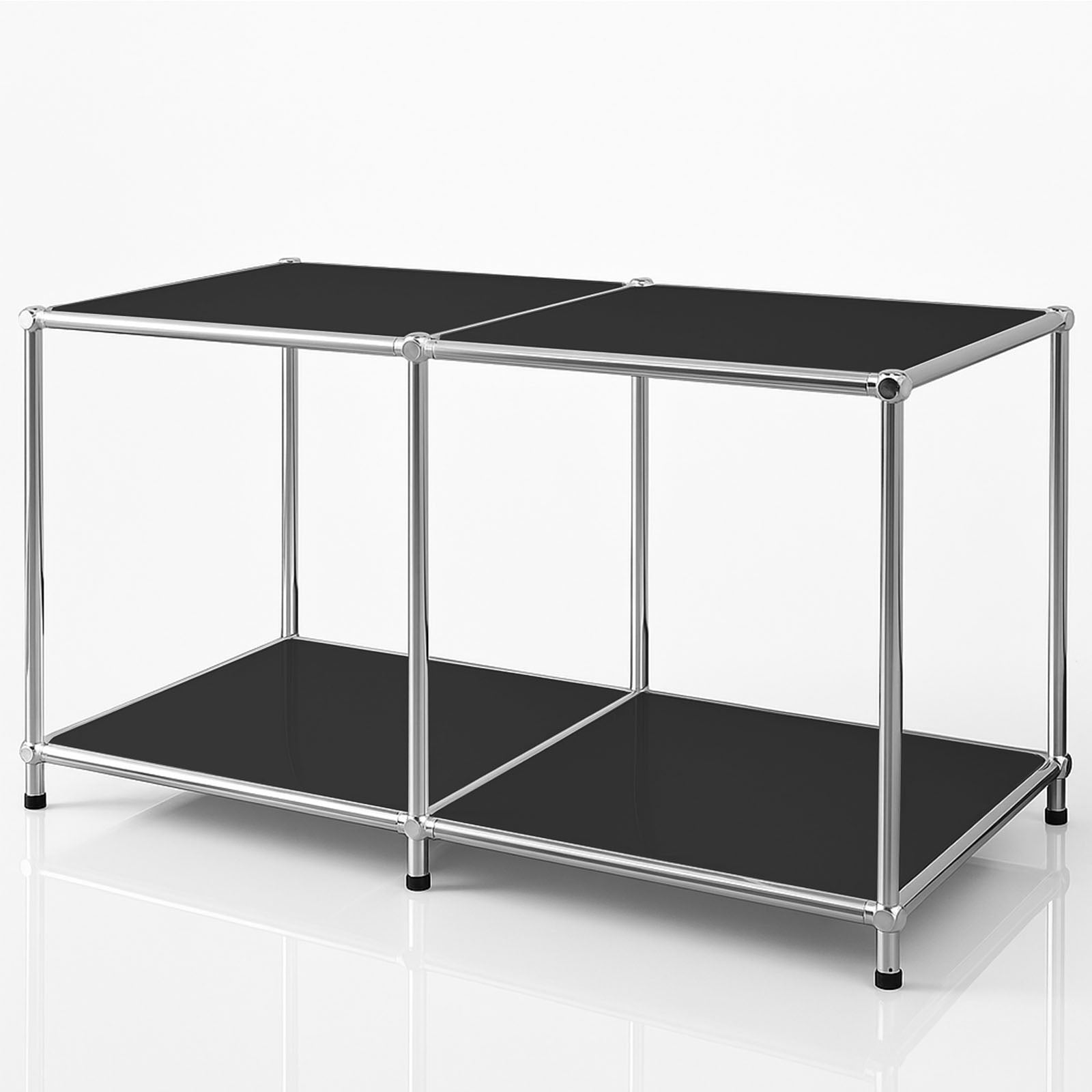Metal shelving unit | Concept Epure MK-016 | Sideboard & storage shelf with open shelves | Available in several colours