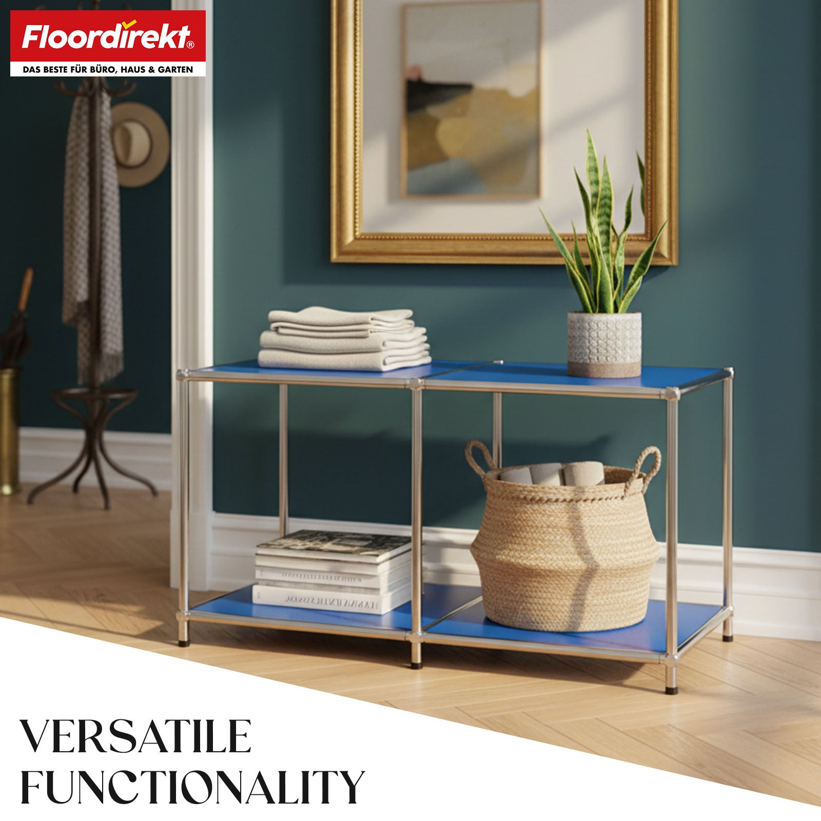 Metal shelving unit | Concept Epure MK-016 | Sideboard & storage shelf with open shelves | Available in several colours