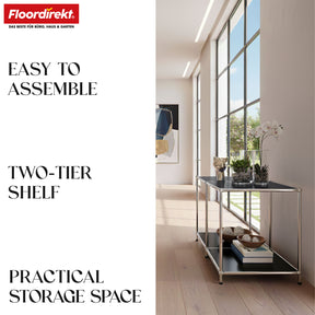 Metal shelving unit | Concept Epure MK-016 | Sideboard & storage shelf with open shelves | Available in several colours