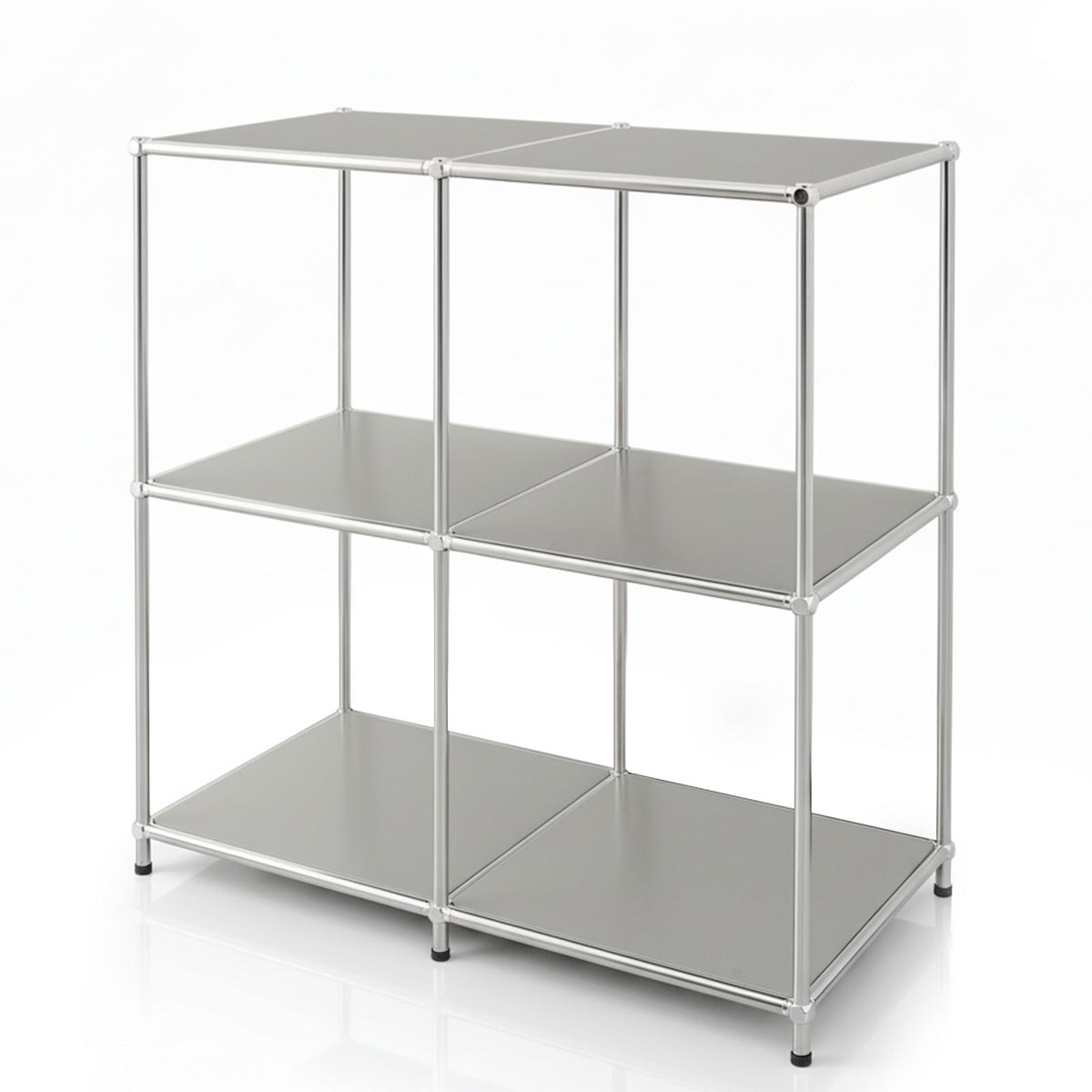 Metal shelving unit | Concept Epure MK-027 | Open 3-tier sideboard & storage shelf | Available in several colours