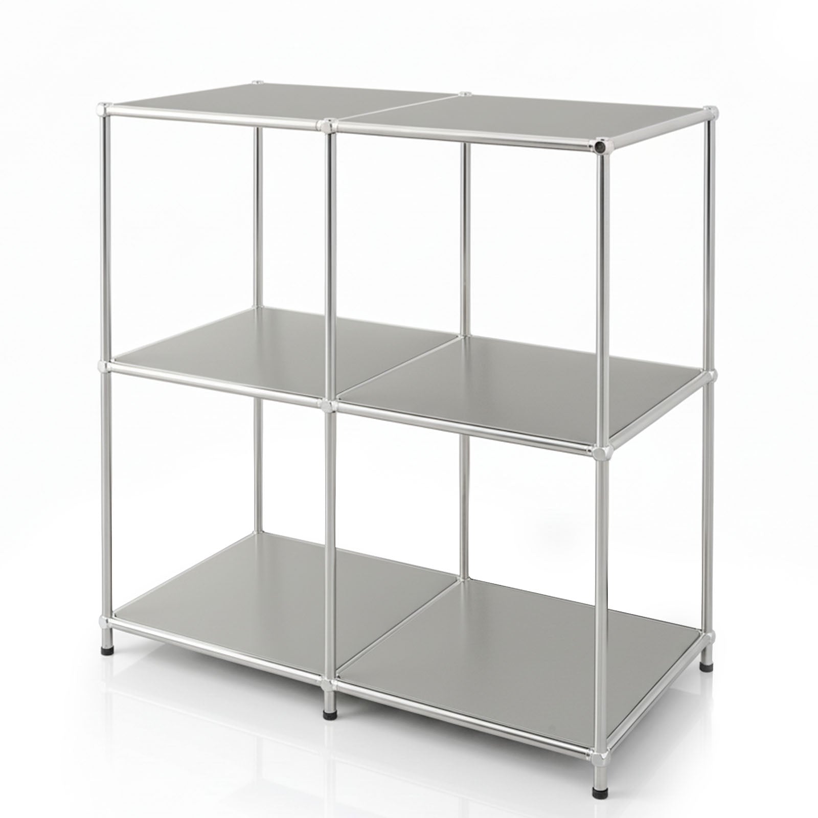 Metal shelving unit | Concept Epure MK-027 | Open 3-tier sideboard & storage shelf | Available in several colours