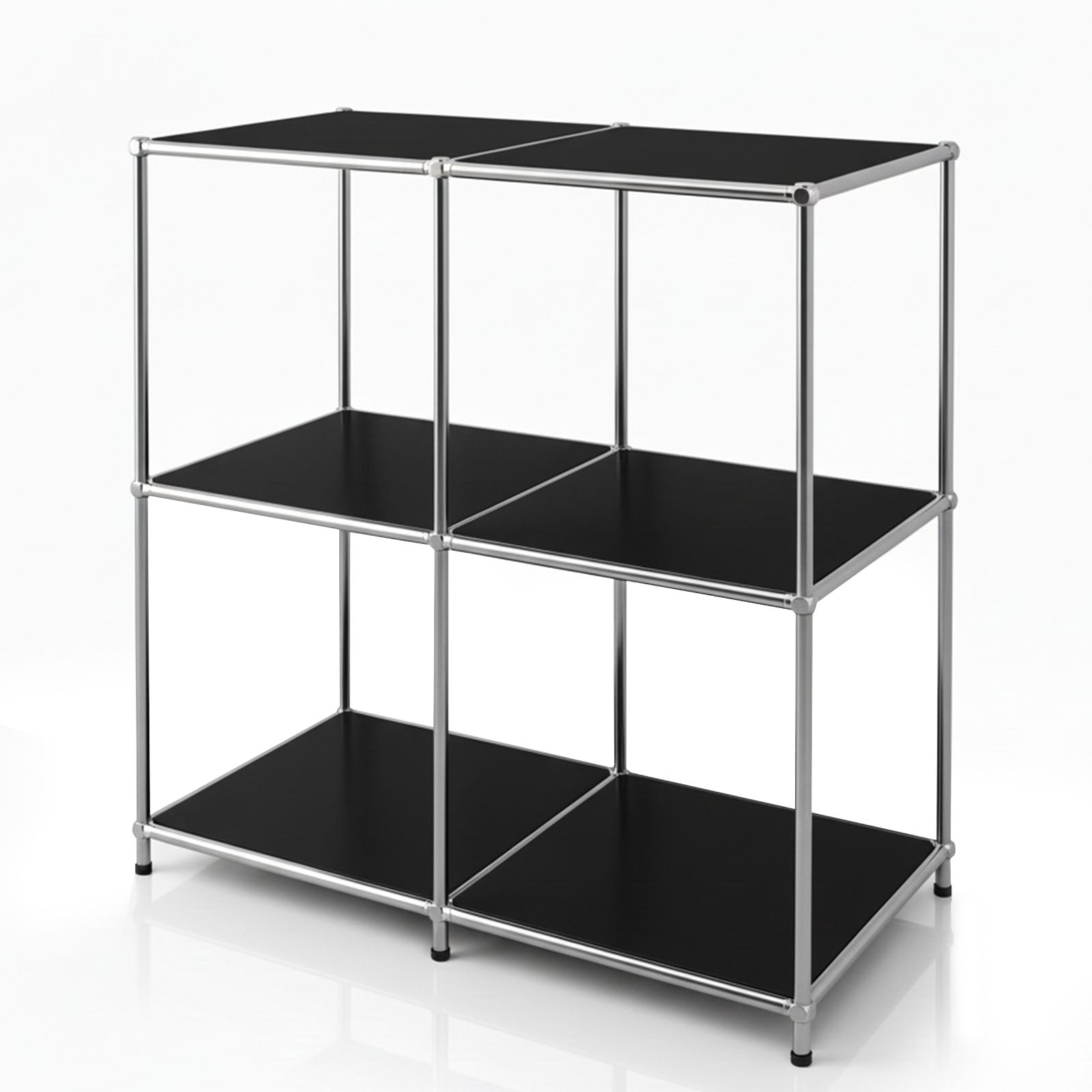 Metal shelving unit | Concept Epure MK-027 | Open 3-tier sideboard & storage shelf | Available in several colours