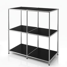 Metal shelving unit | Concept Epure MK-027 | Open 3-tier sideboard & storage shelf | Available in several colours
