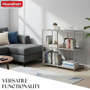 Metal shelving unit | Concept Epure MK-027 | Open 3-tier sideboard & storage shelf | Available in several colours