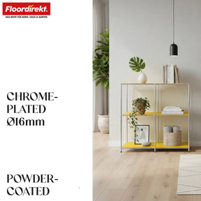 Metal shelving unit | Concept Epure MK-027 | Open 3-tier sideboard & storage shelf | Available in several colours