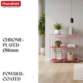 Metal shelving unit | Concept Epure MK-027 | Open 3-tier sideboard & storage shelf | Available in several colours