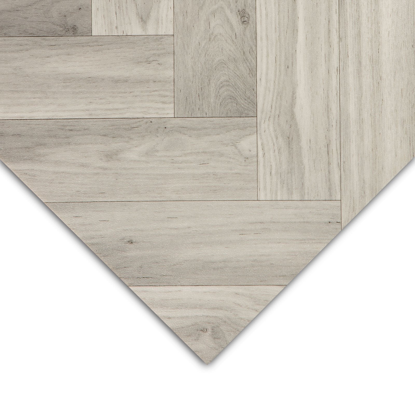 ✂ CV Cushioned Vinyl Flooring | Plaza | Oak Chevron 907M | Scratch Resistant PVC Flooring