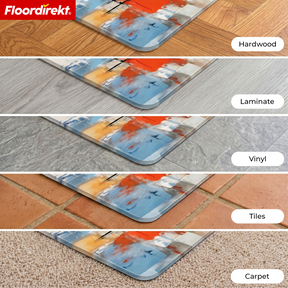 Design Floor Protection Mat | Durable Office Chair Mat Made of Special PVC for Office & Home Office | 80 x 118 cm