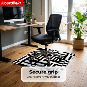 Design Floor Protection Mat | Durable Office Chair Mat Made of Special PVC for Office & Home Office | 80 x 118 cm
